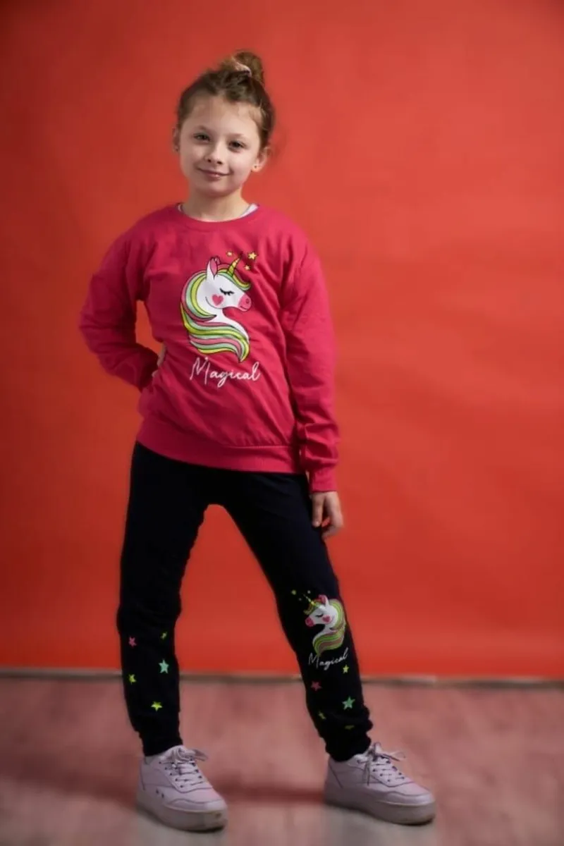 Unicorn children's tracksuit - Image 1