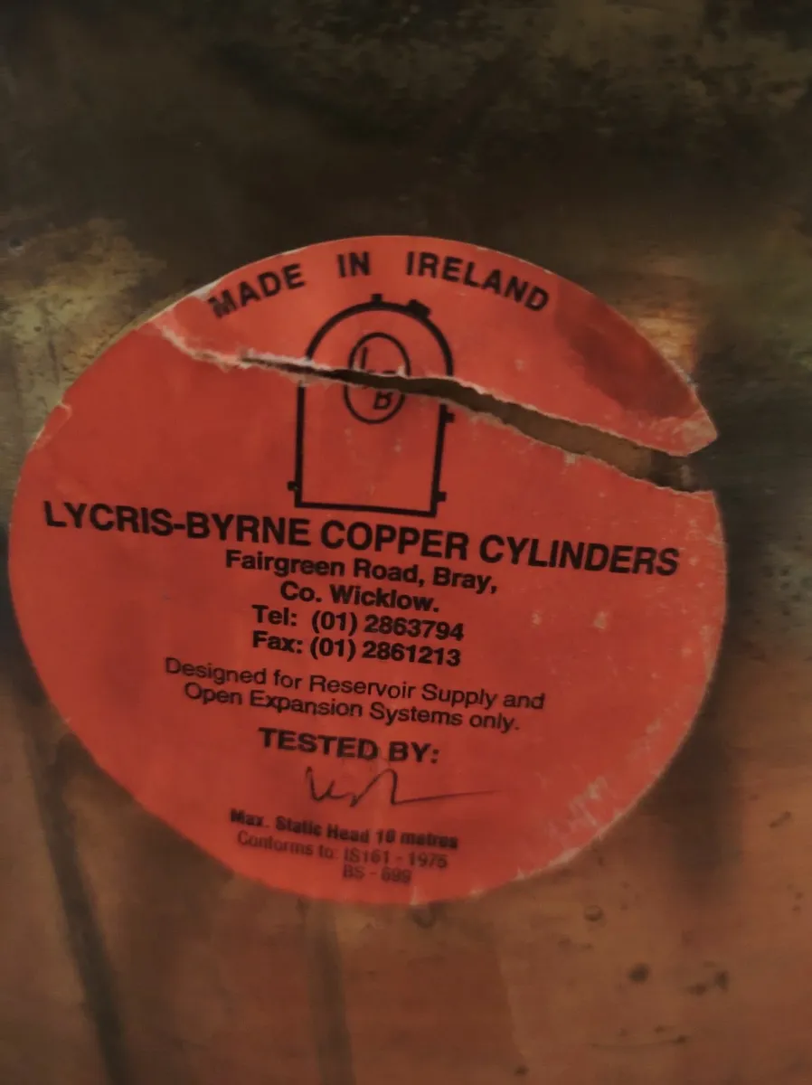 Hot Water Copper Cylinder - Image 4