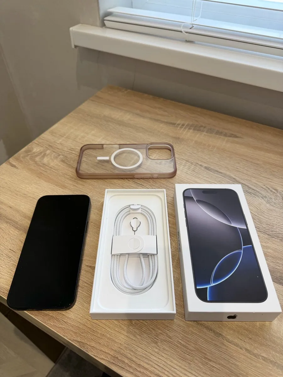 iPhone 16 Pro Max Black Titanium 256GB Unlocked - Image 1