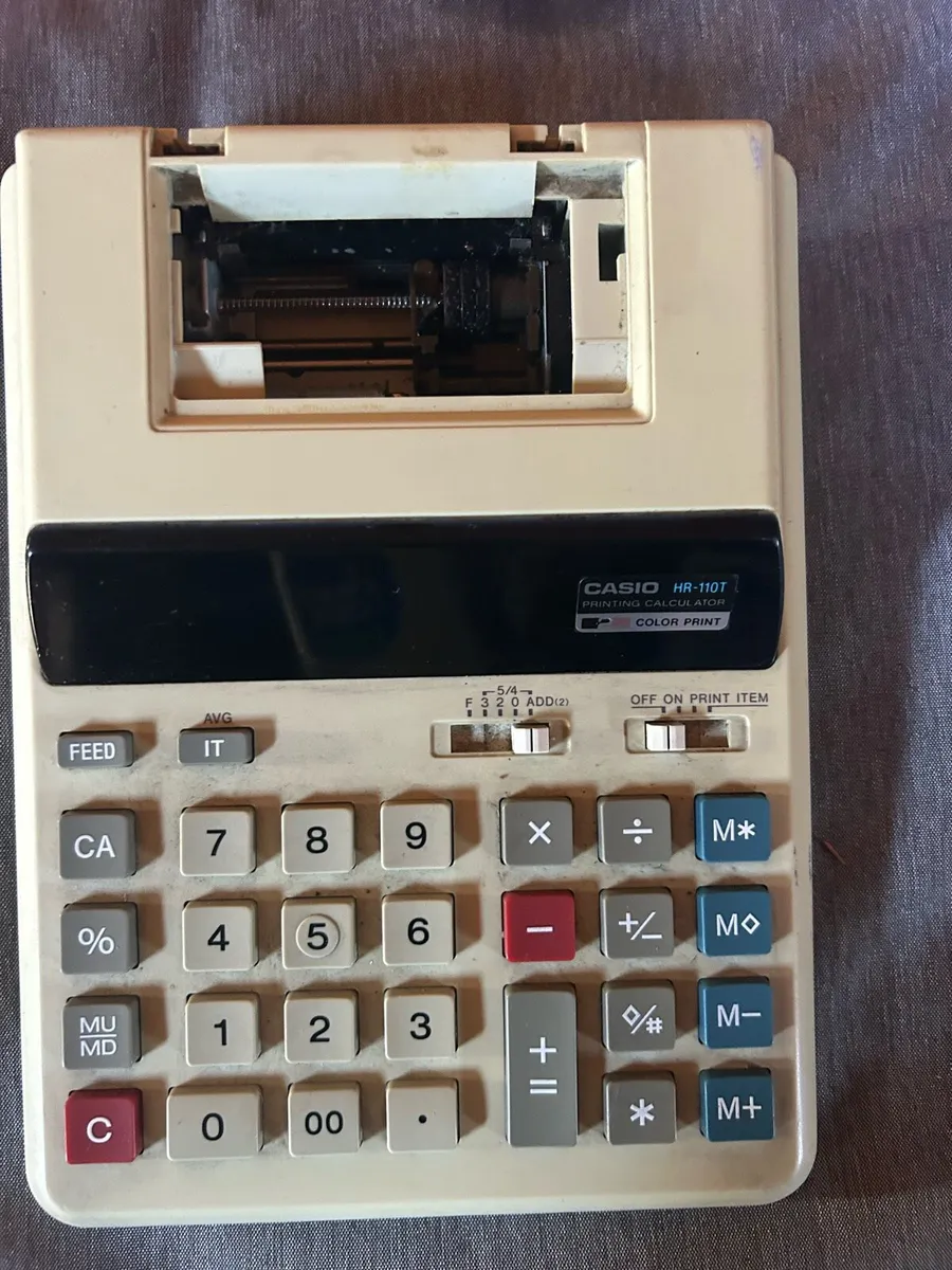 Casio Cash Register/ Casio calculator/ Sharp Dding - Image 3