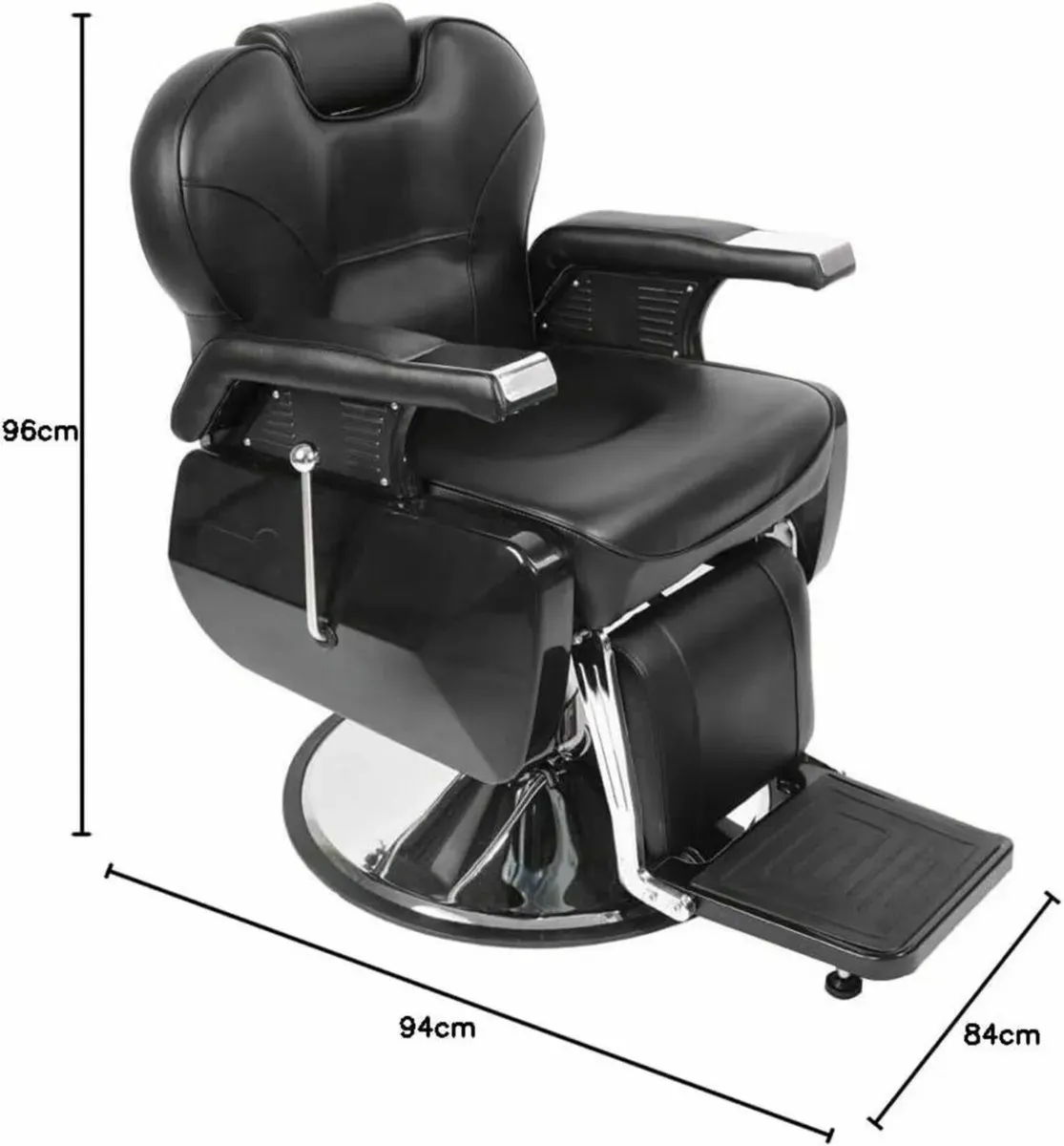 Barber 360° Hydraulic Reclining Hairdressing Chair - Image 1