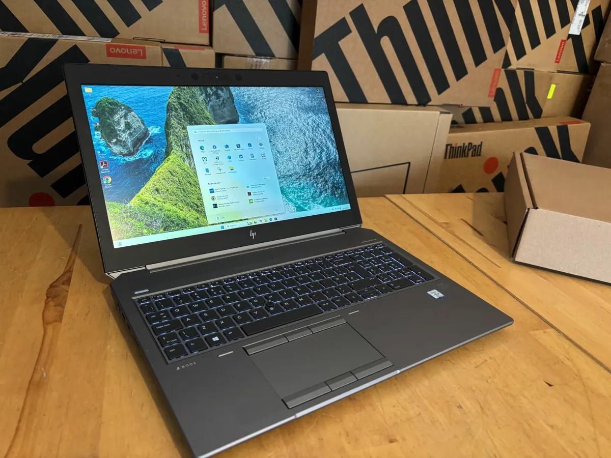 High Spec HP zBook 15 Laptop-Core i9-32gb-1TB NVMe - Image 1