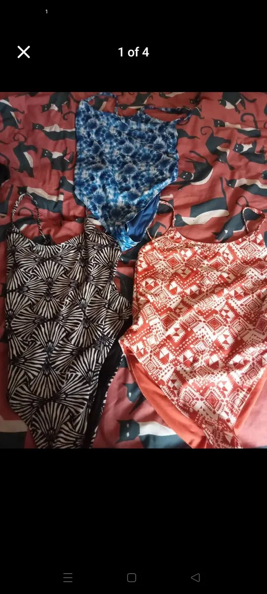 Ladies swimsuits x 3 size 10 - Image 1