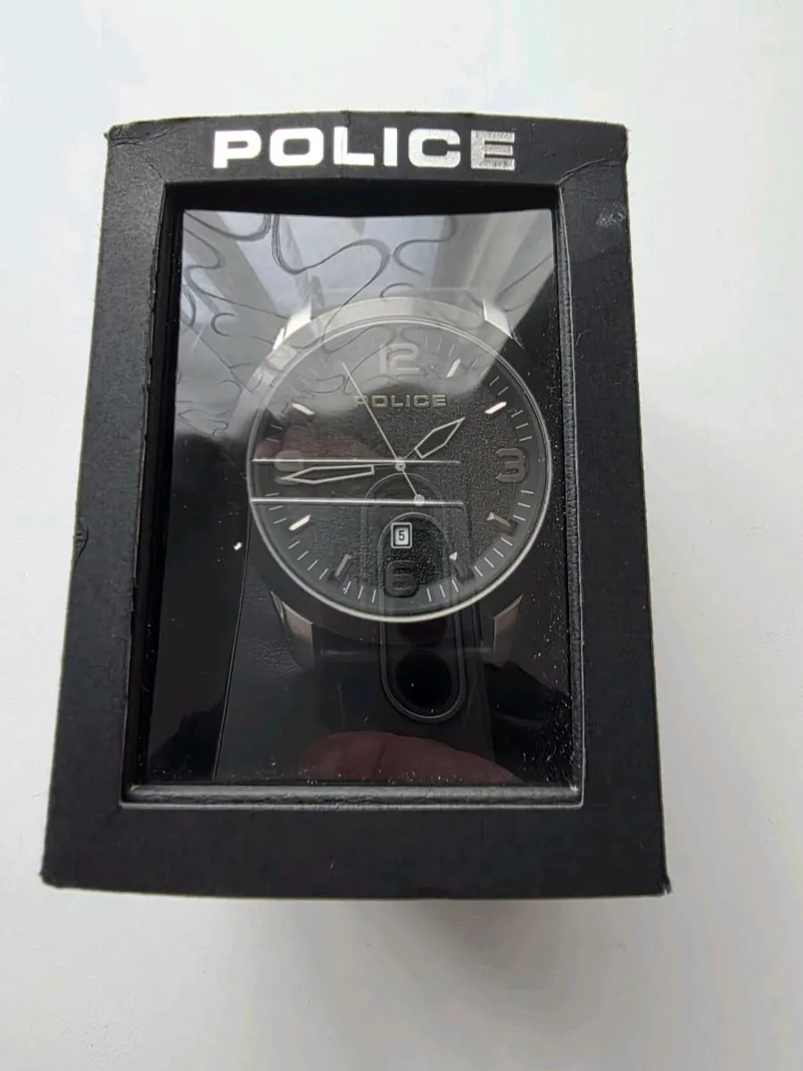 New Watch POLICE 47mm leather - Image 1