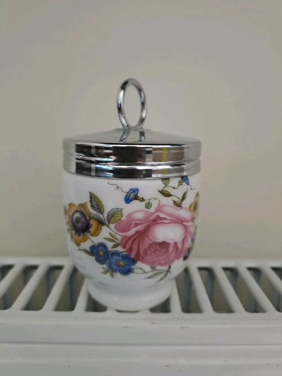 Royal Worcester Porcelain Egg Coddler - Image 1