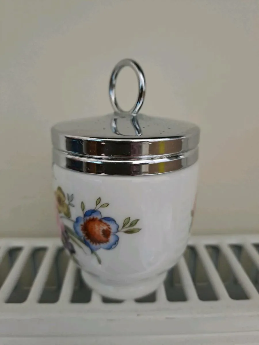 Royal Worcester Porcelain Egg Coddler - Image 2