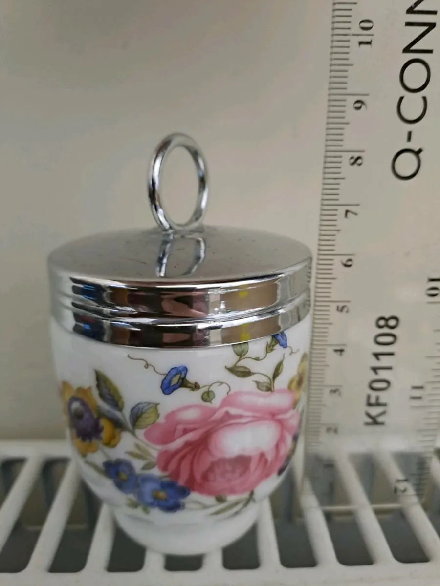 Royal Worcester Porcelain Egg Coddler - Image 4