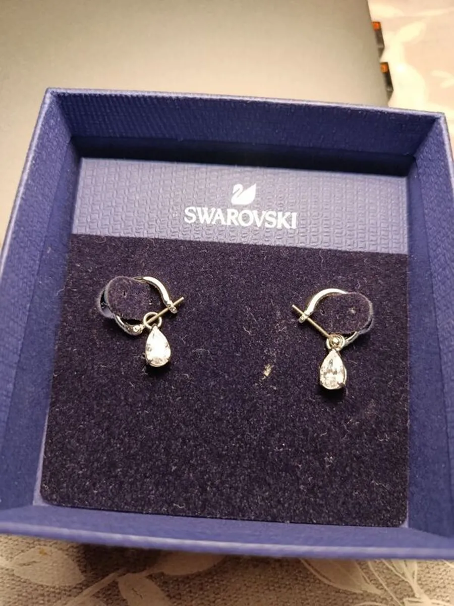 Swarovski earrings. Never worn.