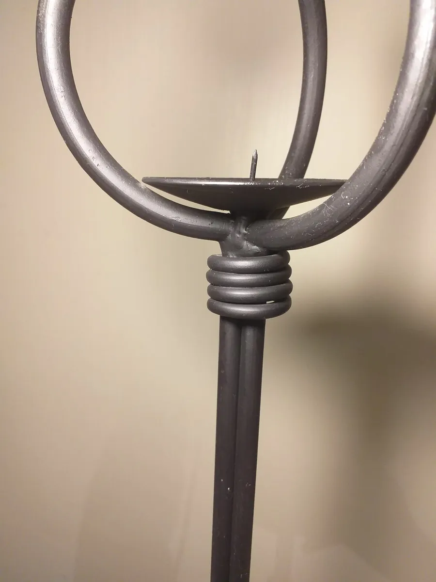 Wrought iron candle holder - Image 4
