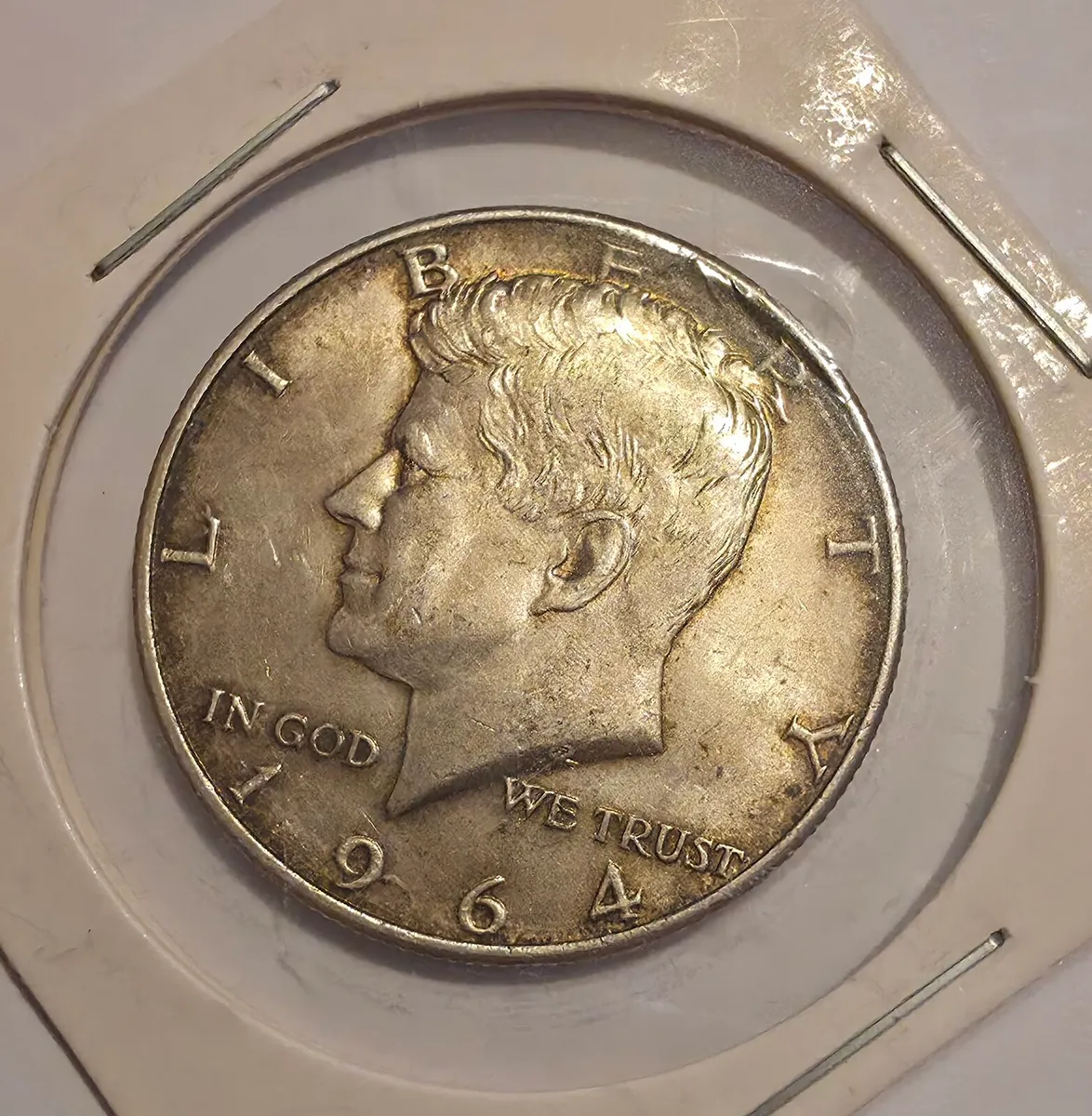 1964 silver kennedy half dollar - Image 1