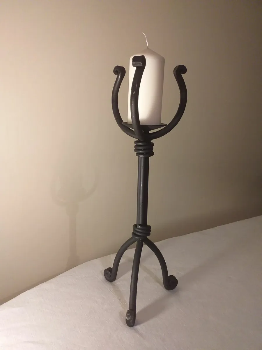 Wrought iron candle holder - Image 2