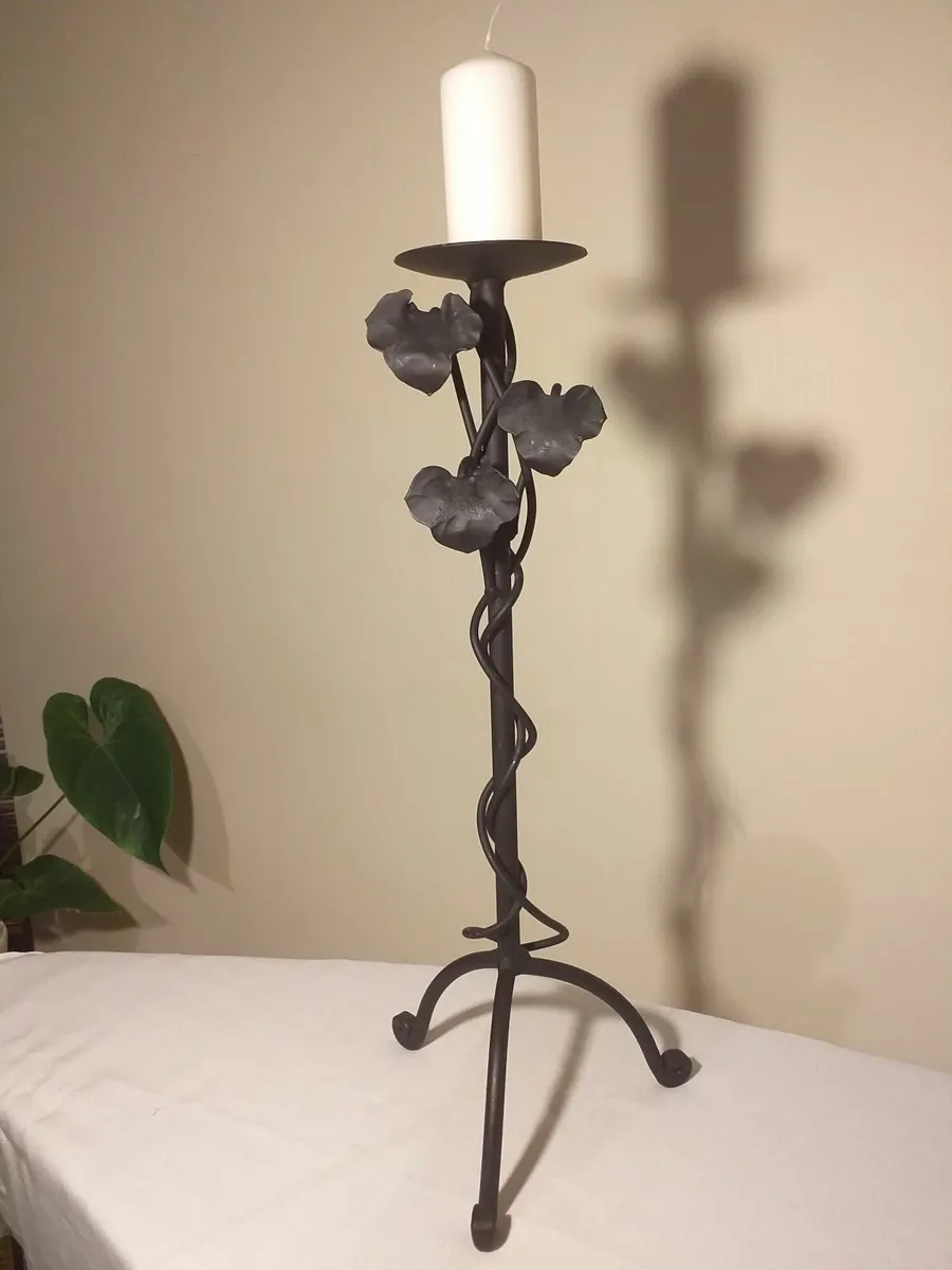 Wrought iron candle holder - Image 3