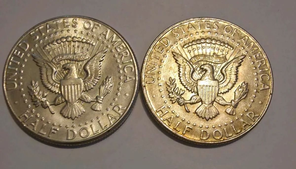 1964 silver Kennedys half dollars - Image 2