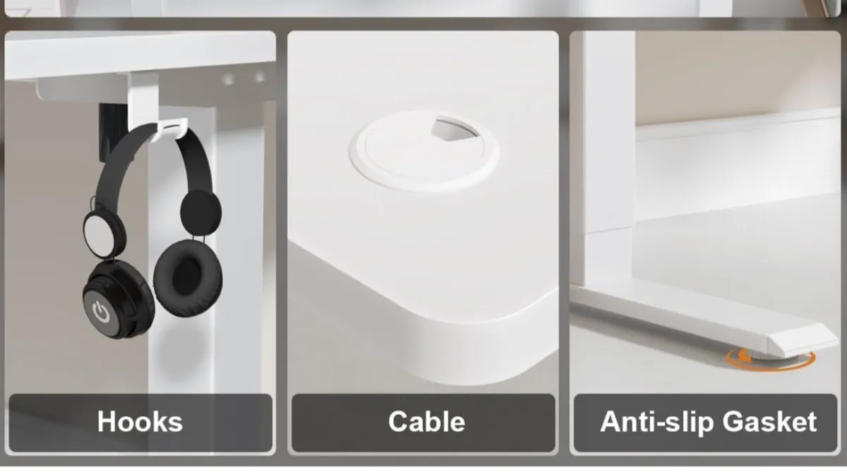 Electric Standing Desk 120x60cm - Image 3