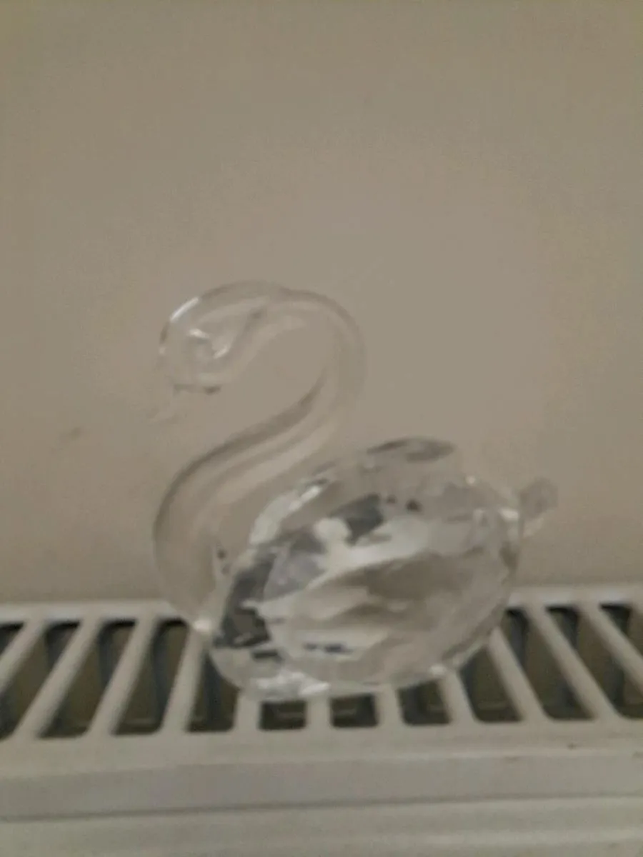 Galway Crystal Swan Figurine - Image 2