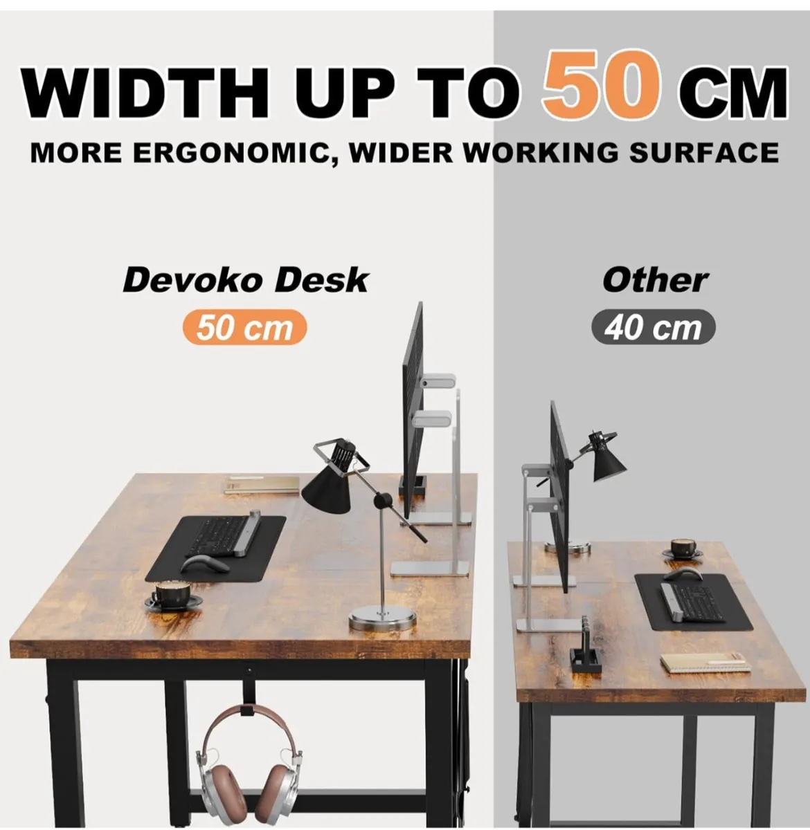 Computer Desk 120 x 50 x 75 cm - Image 3