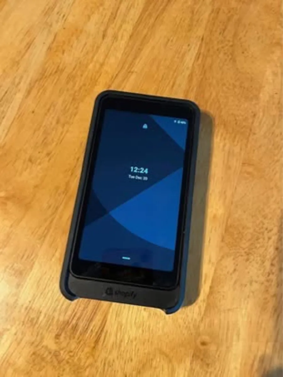 Shopify POS Go Black With Protective Case - Image 1