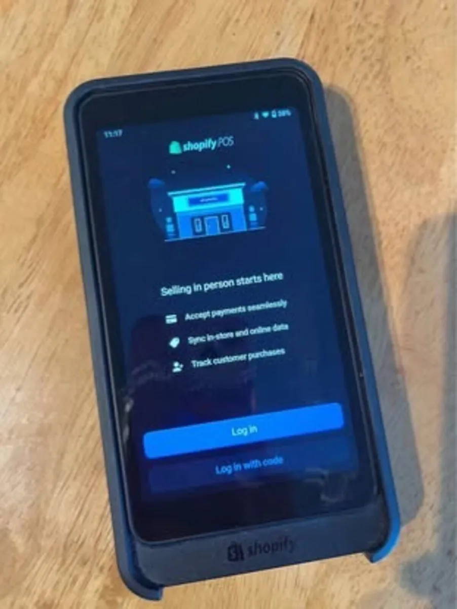 Shopify POS Go Black With Protective Case - Image 2