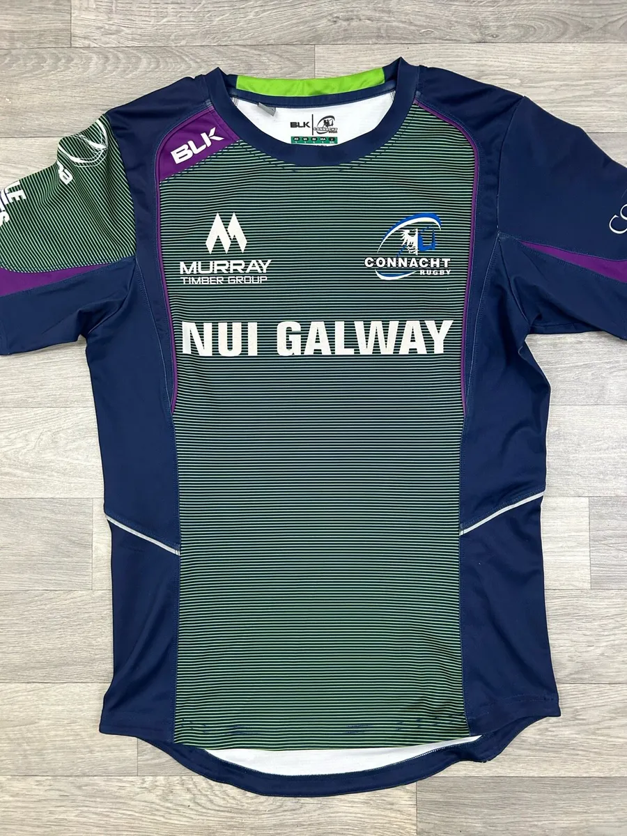 BLK Connacht Rugby Jersey Shirt Mens Large - Image 2