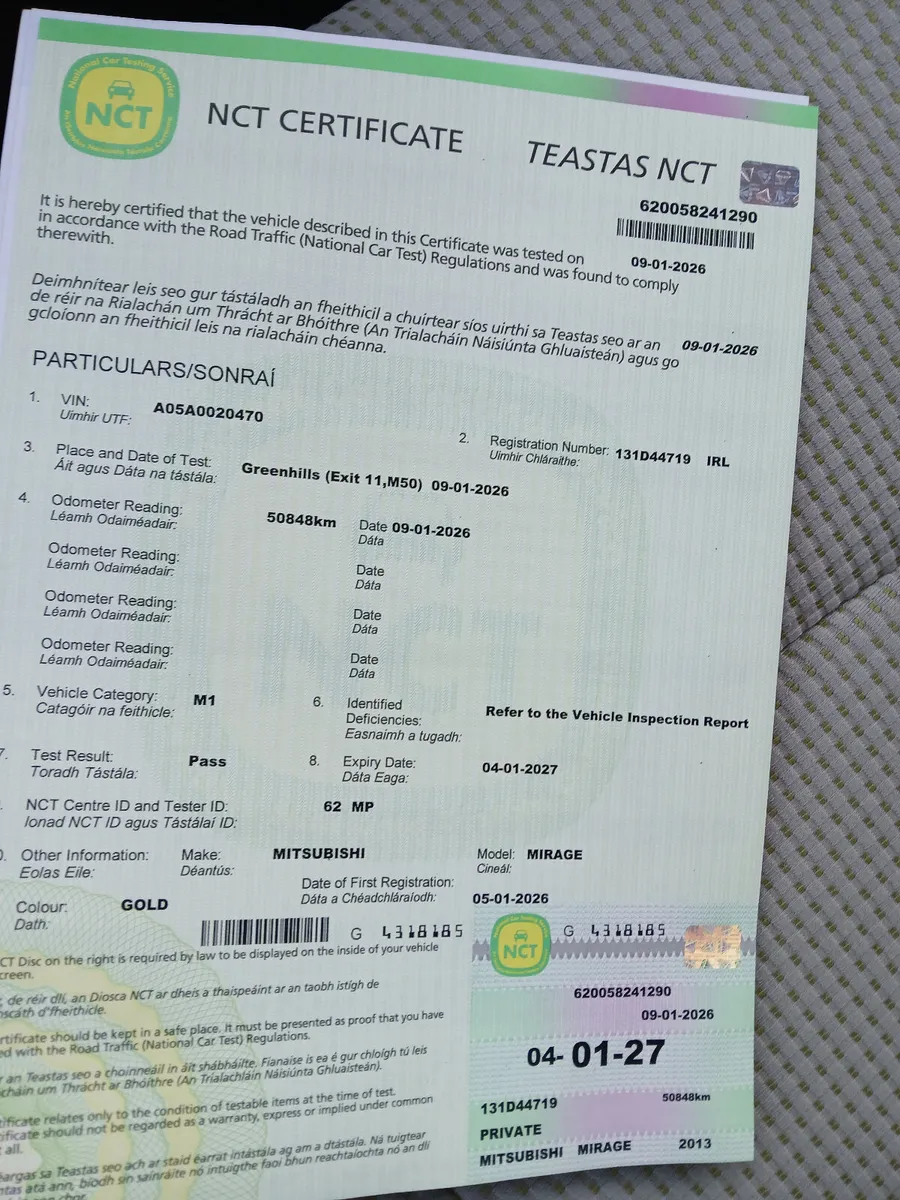 Mitsubishi Mirage 2013 NEW NCT factory immobiliser - Image 3