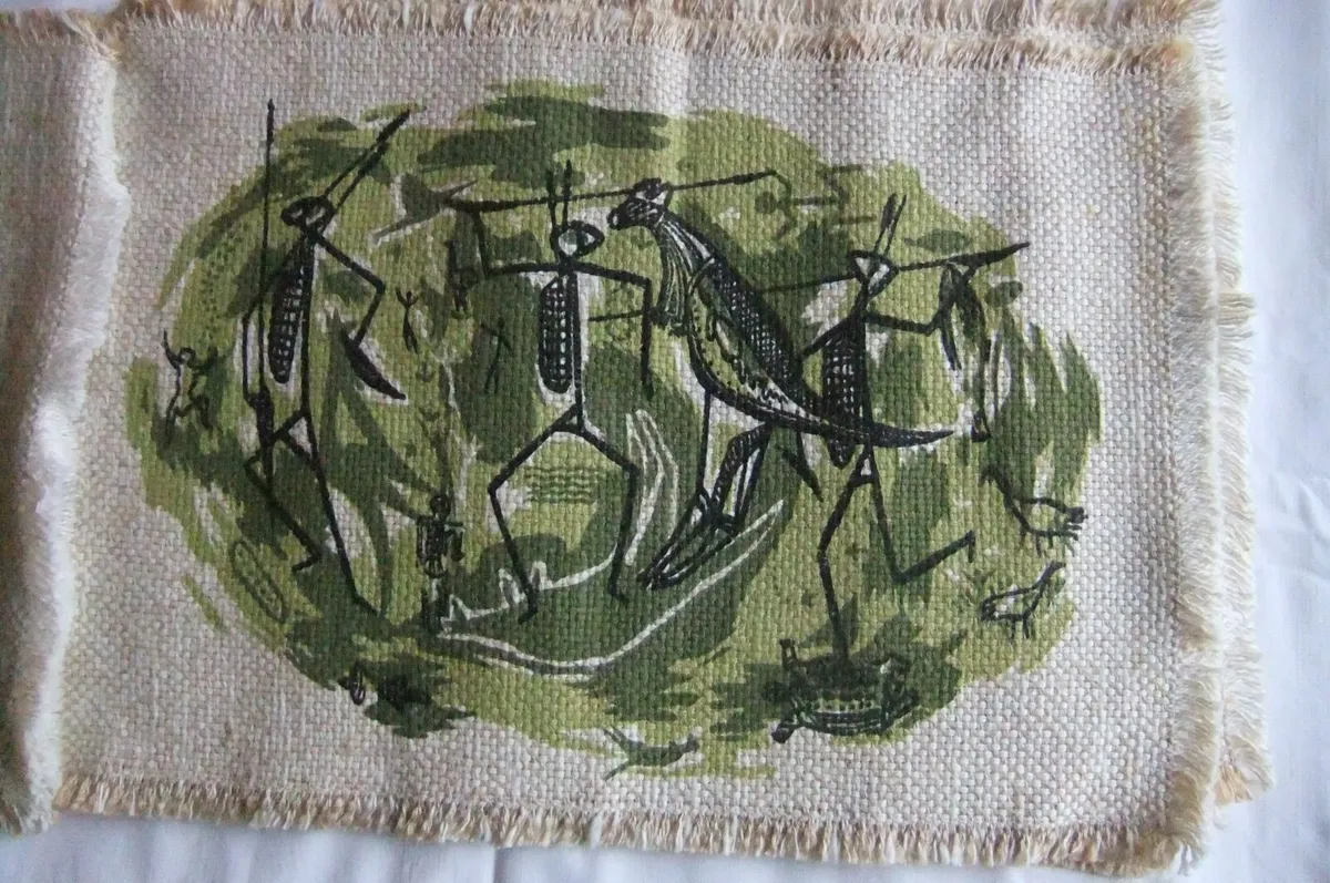 Donald Clarke, Australia, 6  Vintage Place mats. - Image 4