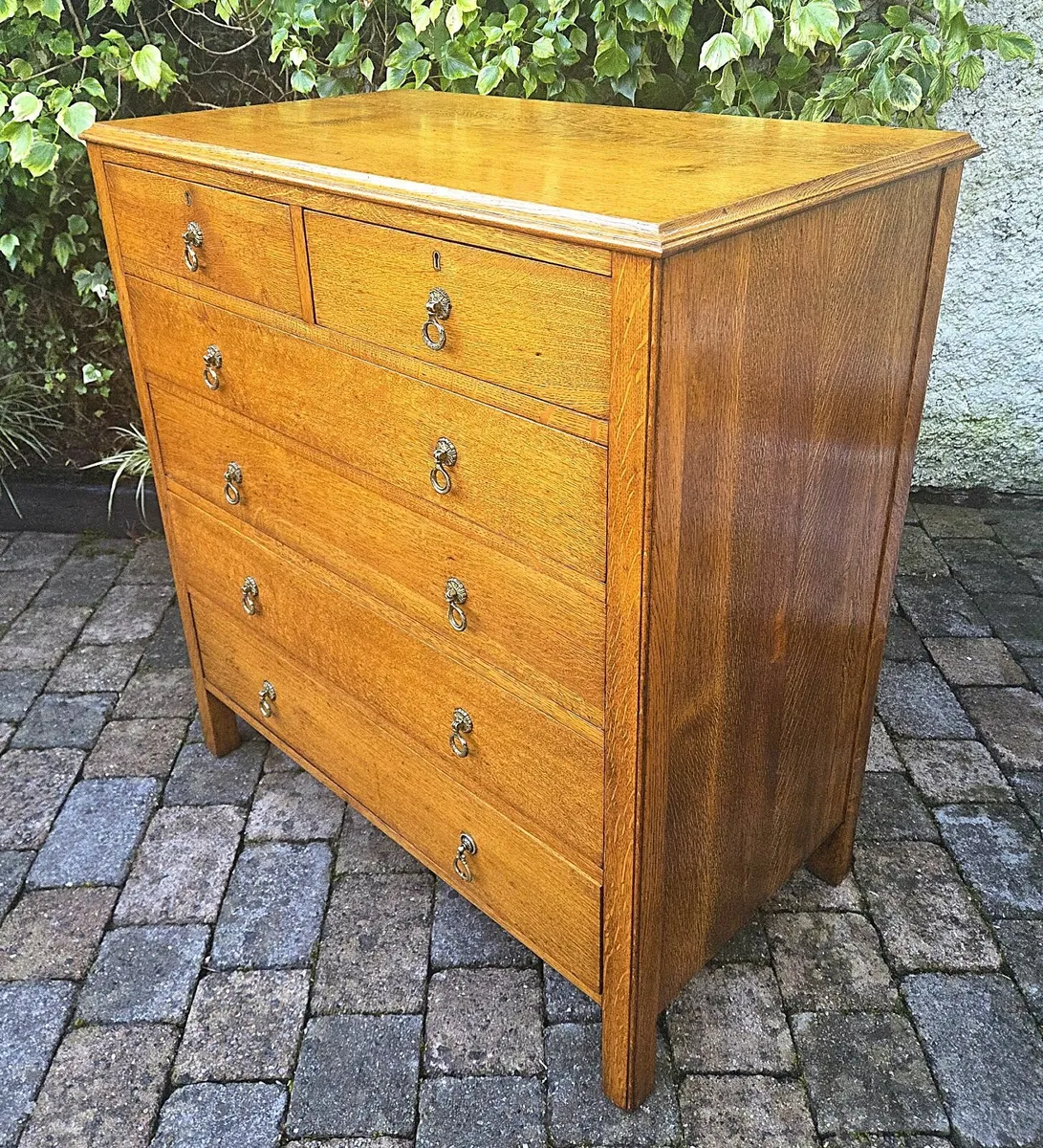 1920s Oak Chest - Image 1