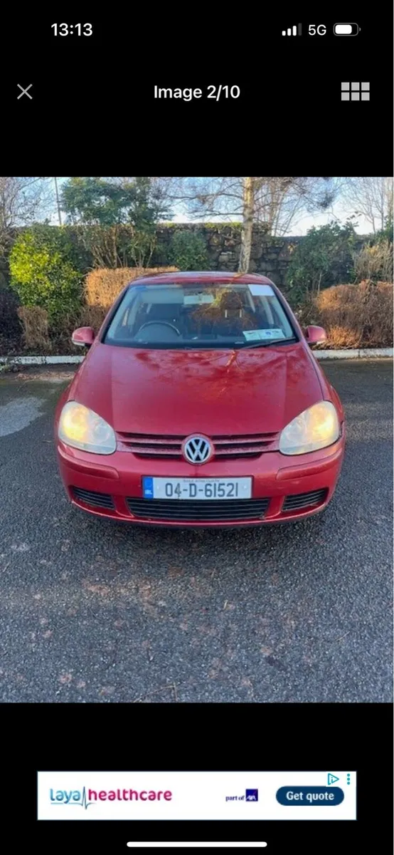 2004 Volkswagen Golf NCT 08/2026 - Image 1