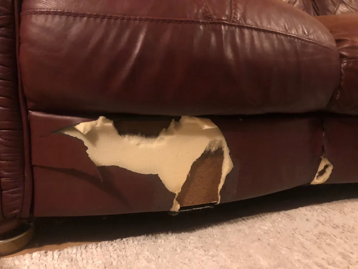 Leather couch - Image 3