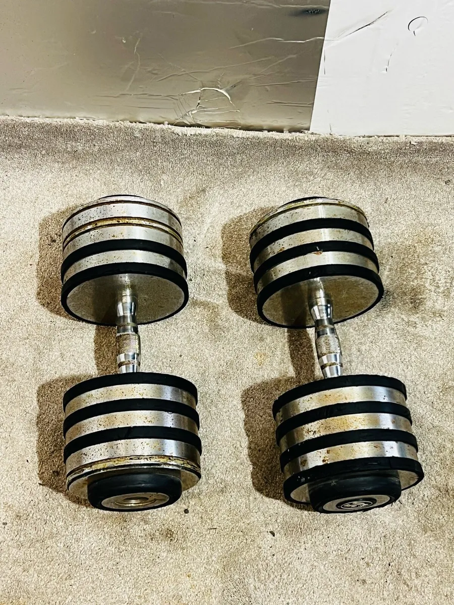 2 X 50 KG DUMBBELLS - Image 3