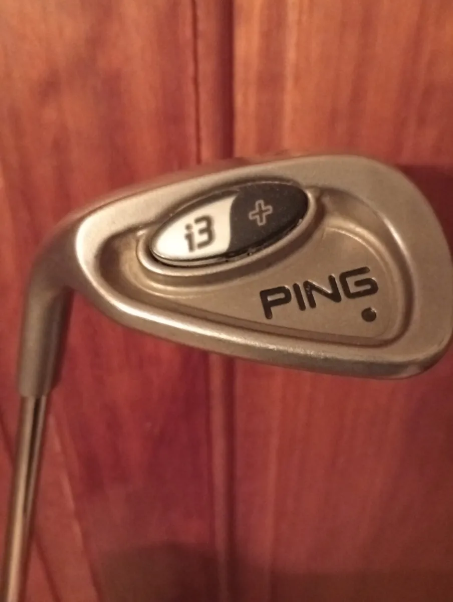 Left Handed Ping i 3 + Sand Wedge As New - Image 1