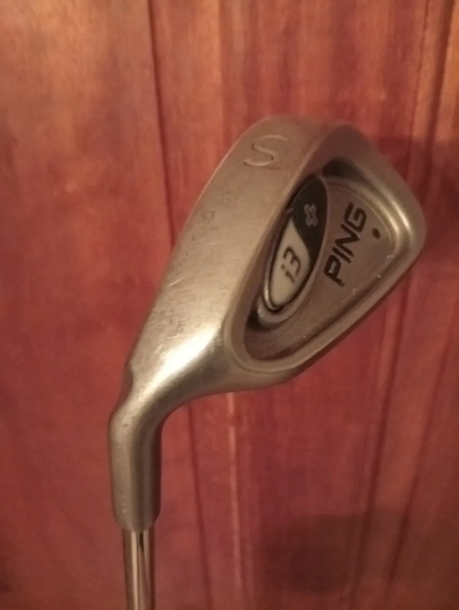 Left Handed Ping i 3 + Sand Wedge As New - Image 3