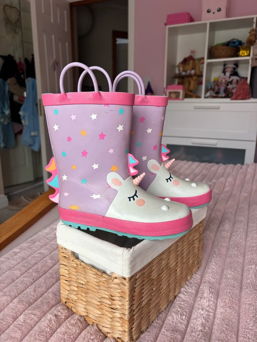 Girls wellies unicorn size EUR 30