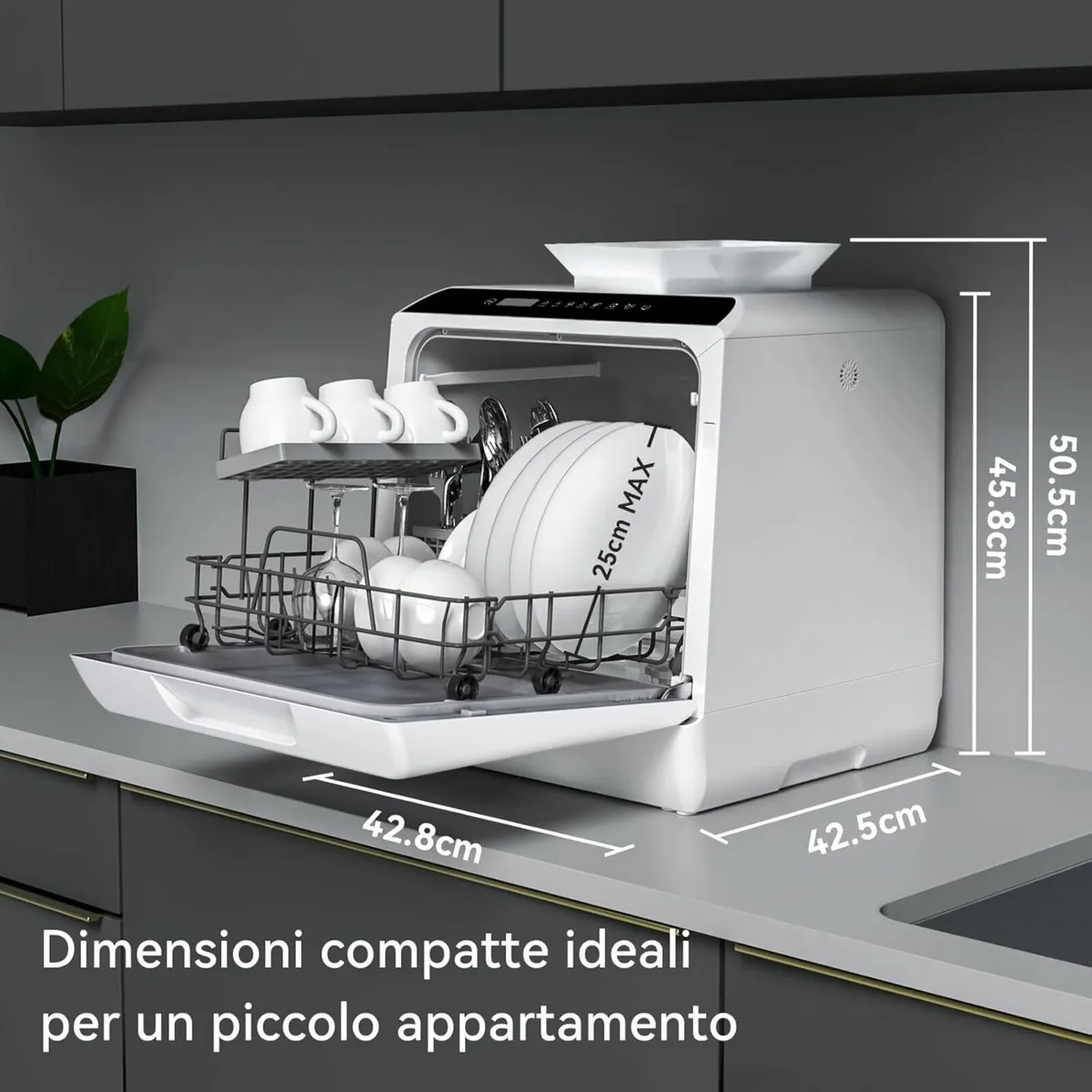 Dishwasher Counter Top - Small/Mini Dishwasher - Image 2