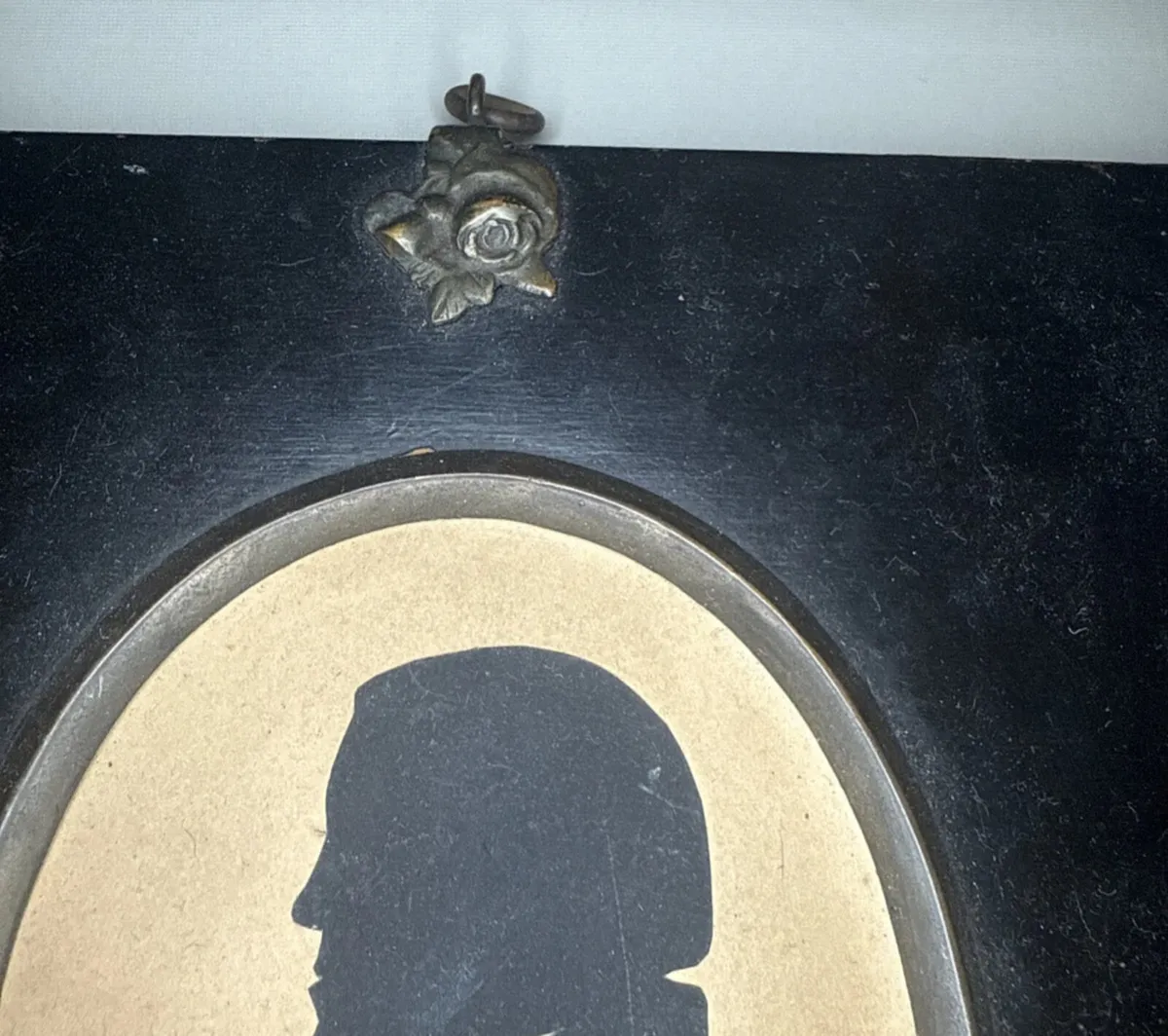 Antique Miniature Silhouette of Gentleman - Image 2