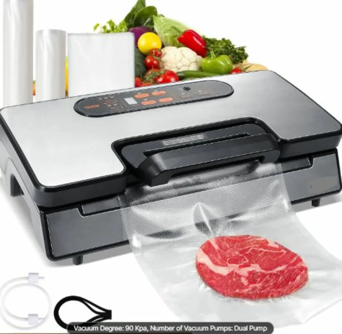 Vacuum Sealer Machine Food Preservation Storage - Image 1