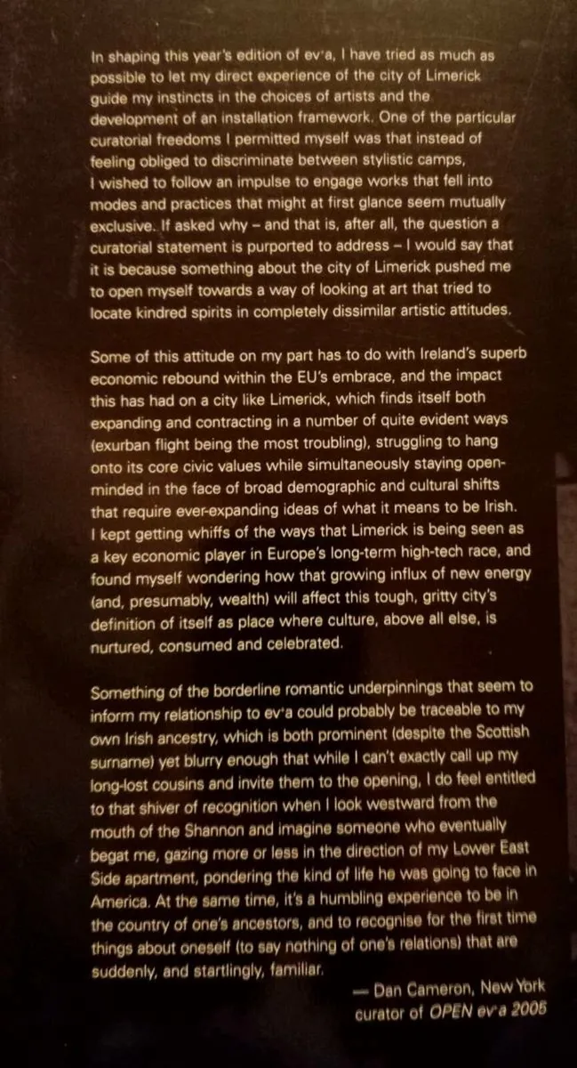 Open Eva 2005 Arts Book - Image 2