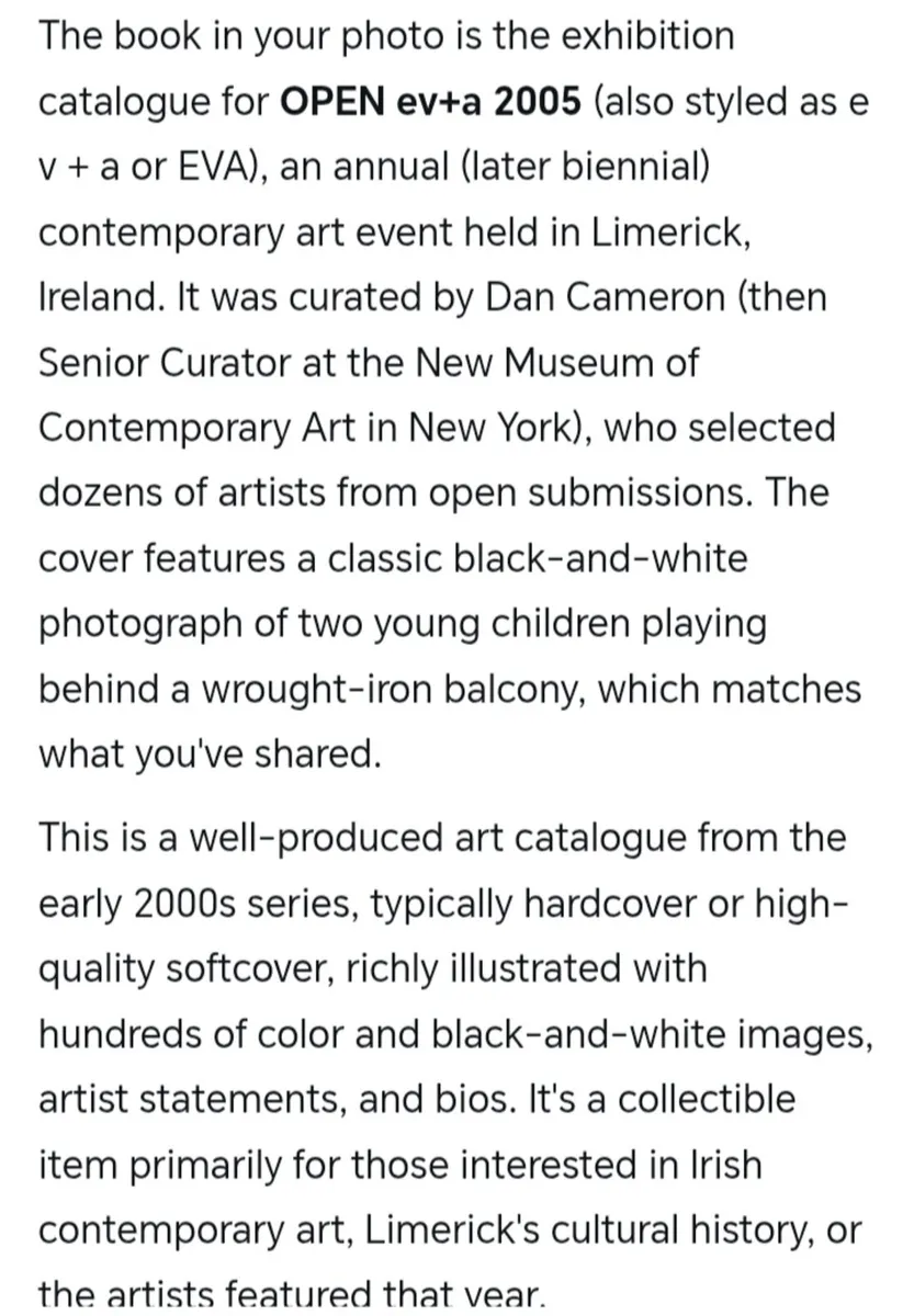 Open Eva 2005 Arts Book - Image 3