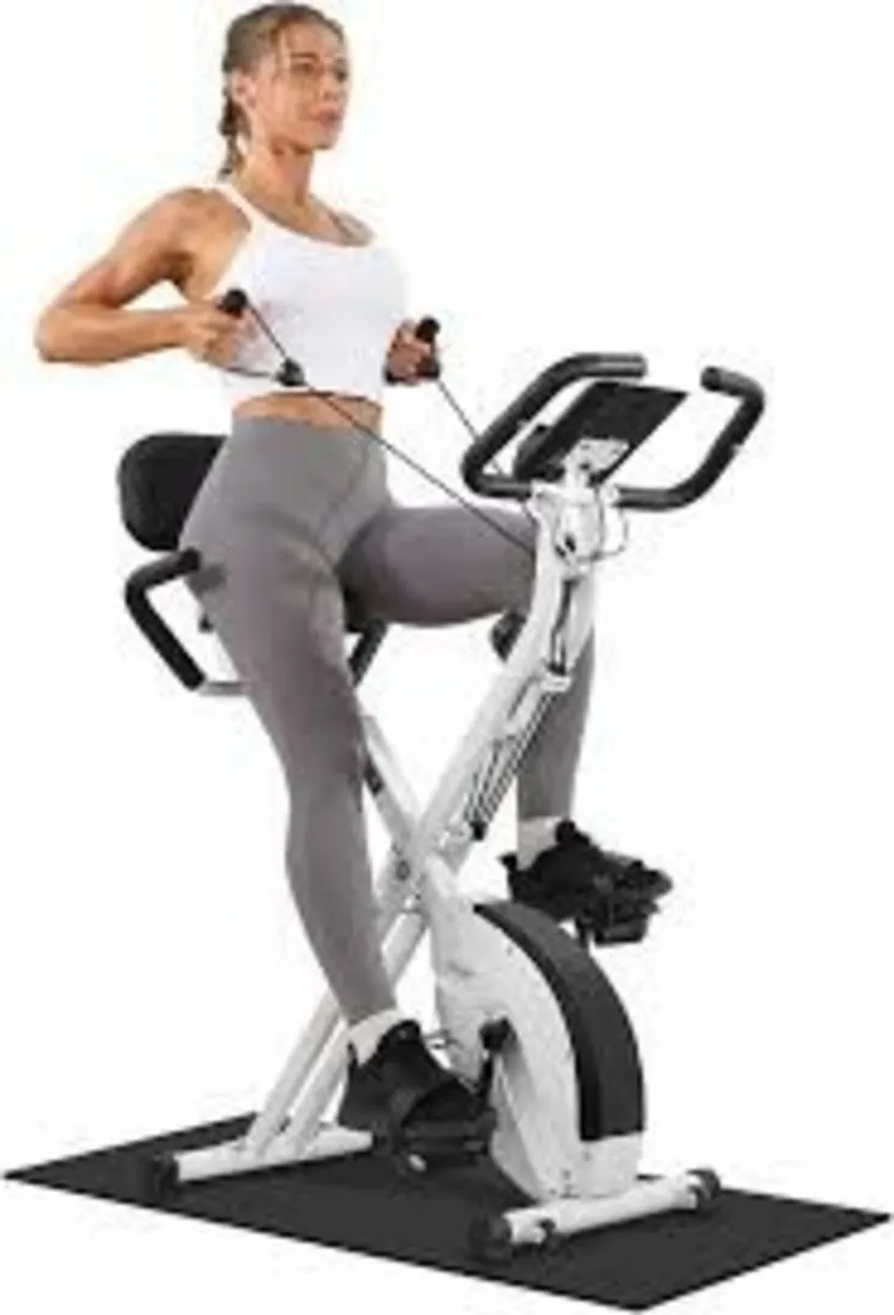 Mycox foldable indoor exercise bike