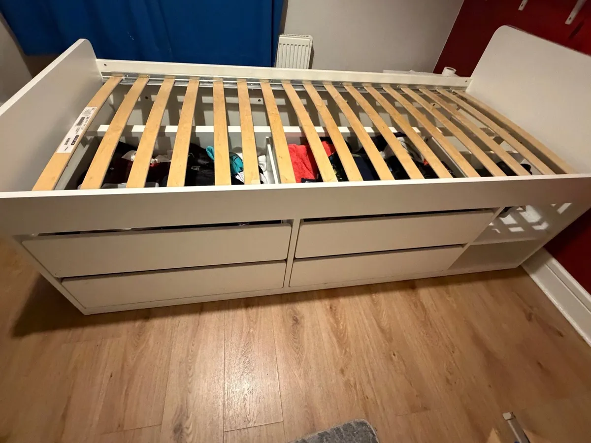 Single bed with drawers - Image 3