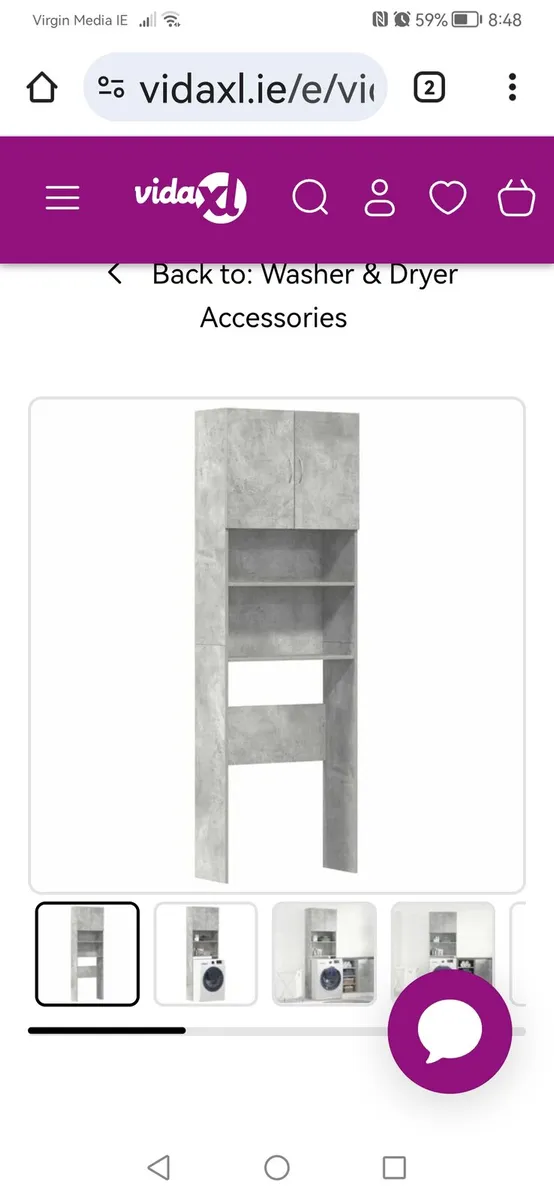 For sale over washing machine cupboard - Image 1