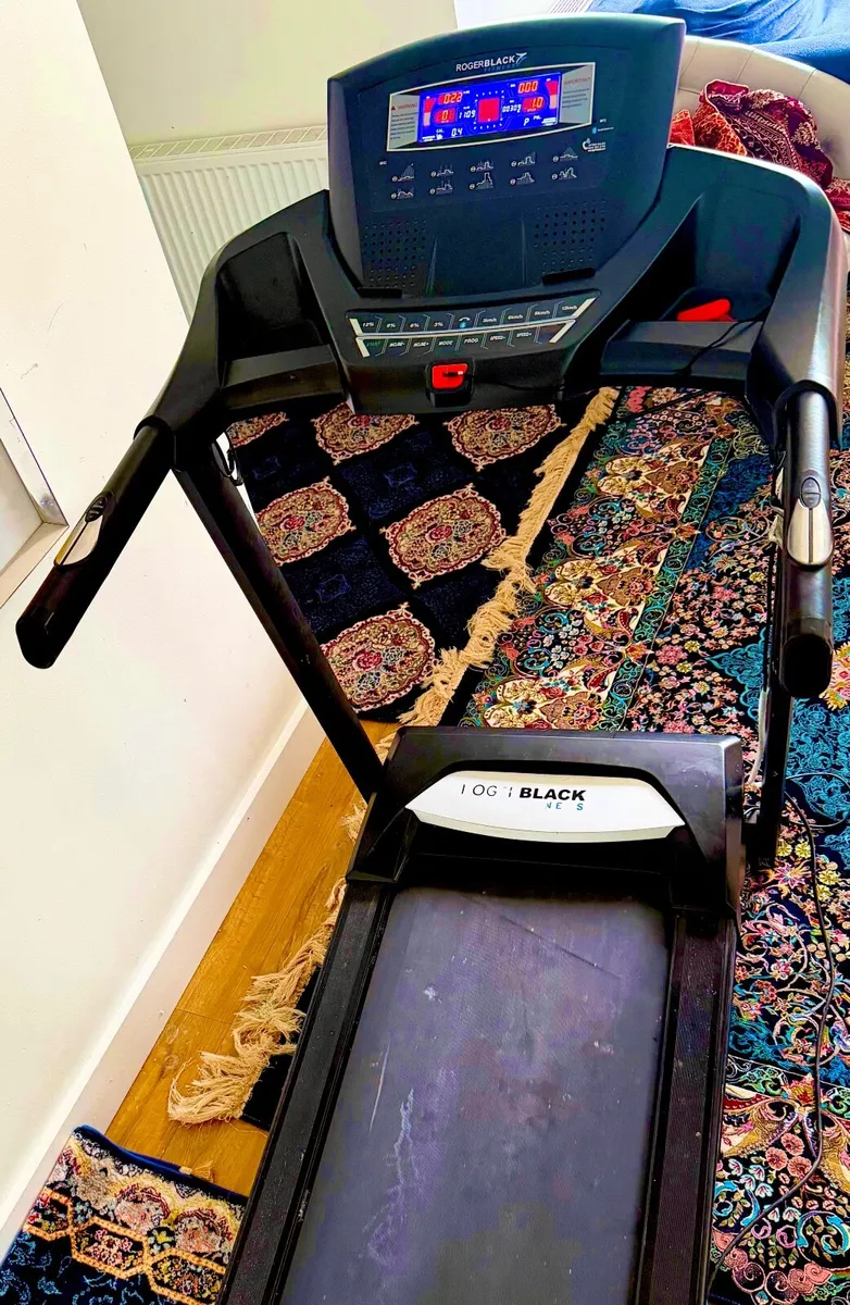 🏋️ Get Fit at Home Roger Black Treadmill for Sale - Image 1