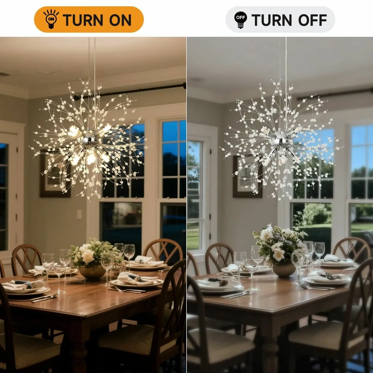 Modern Firework Chandeliers Dandelion Pendant - Image 2