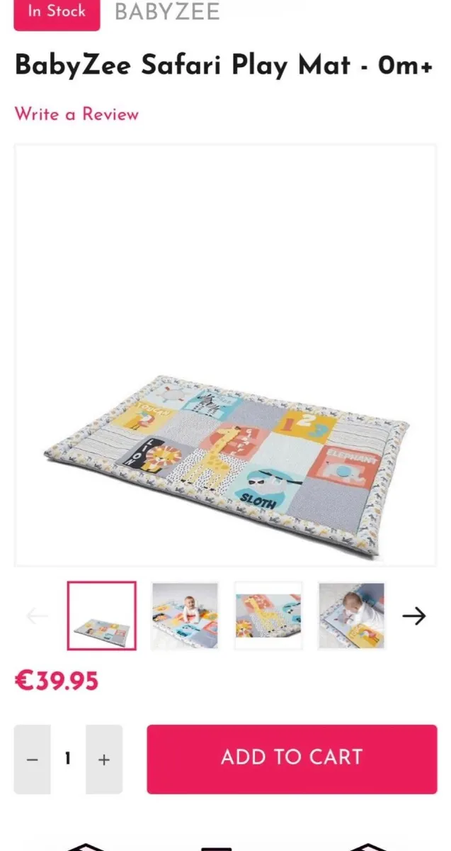 Baby gym mat - Image 1