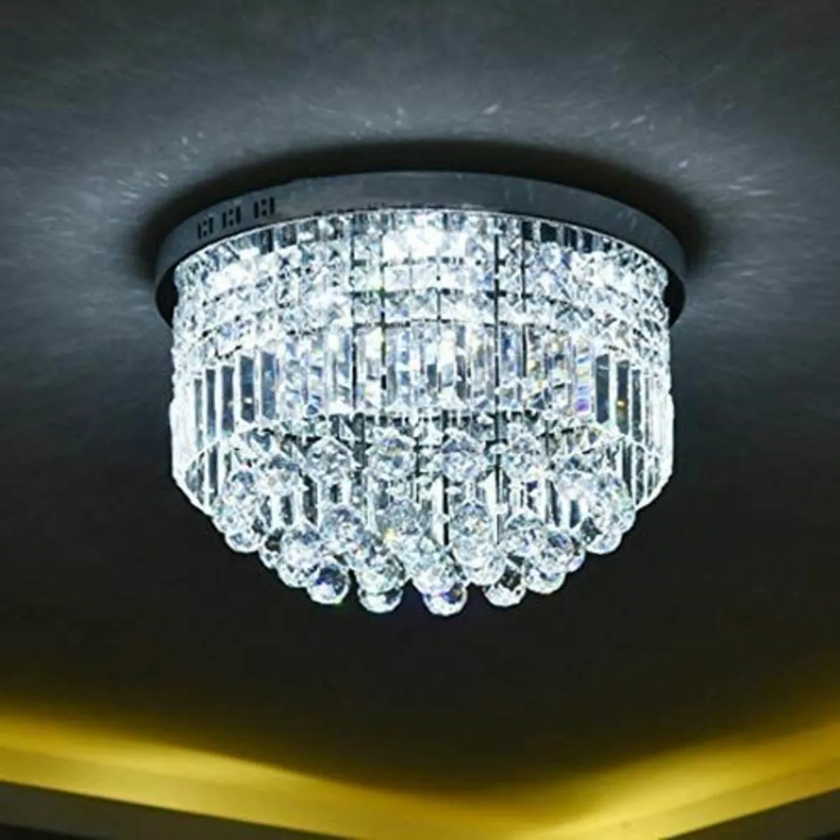Modern Clear Crystal Raindrop Chandelier Lighting - Image 4