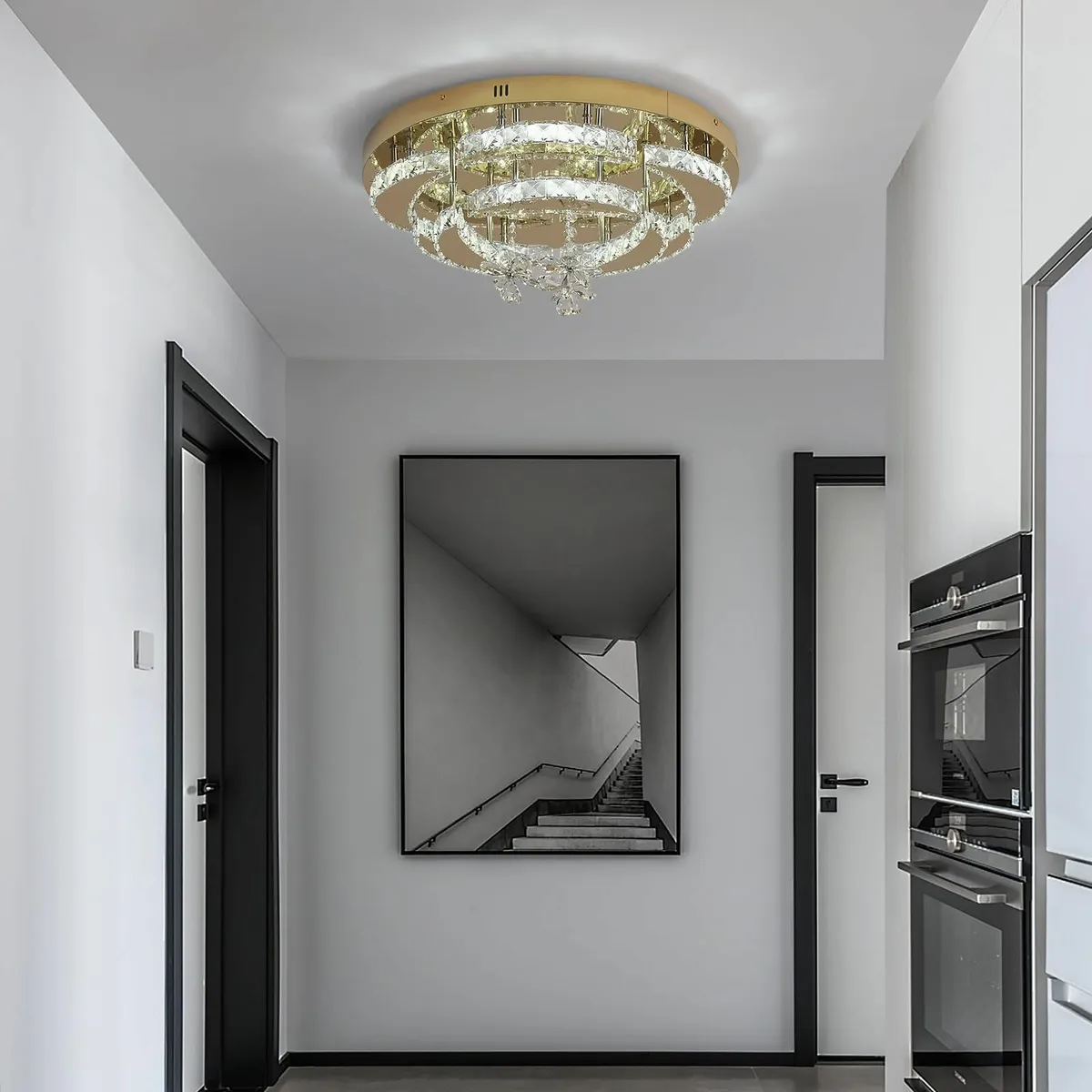 Gold Chandeliers 50CM Crystal Ceiling Light 3 - Image 3