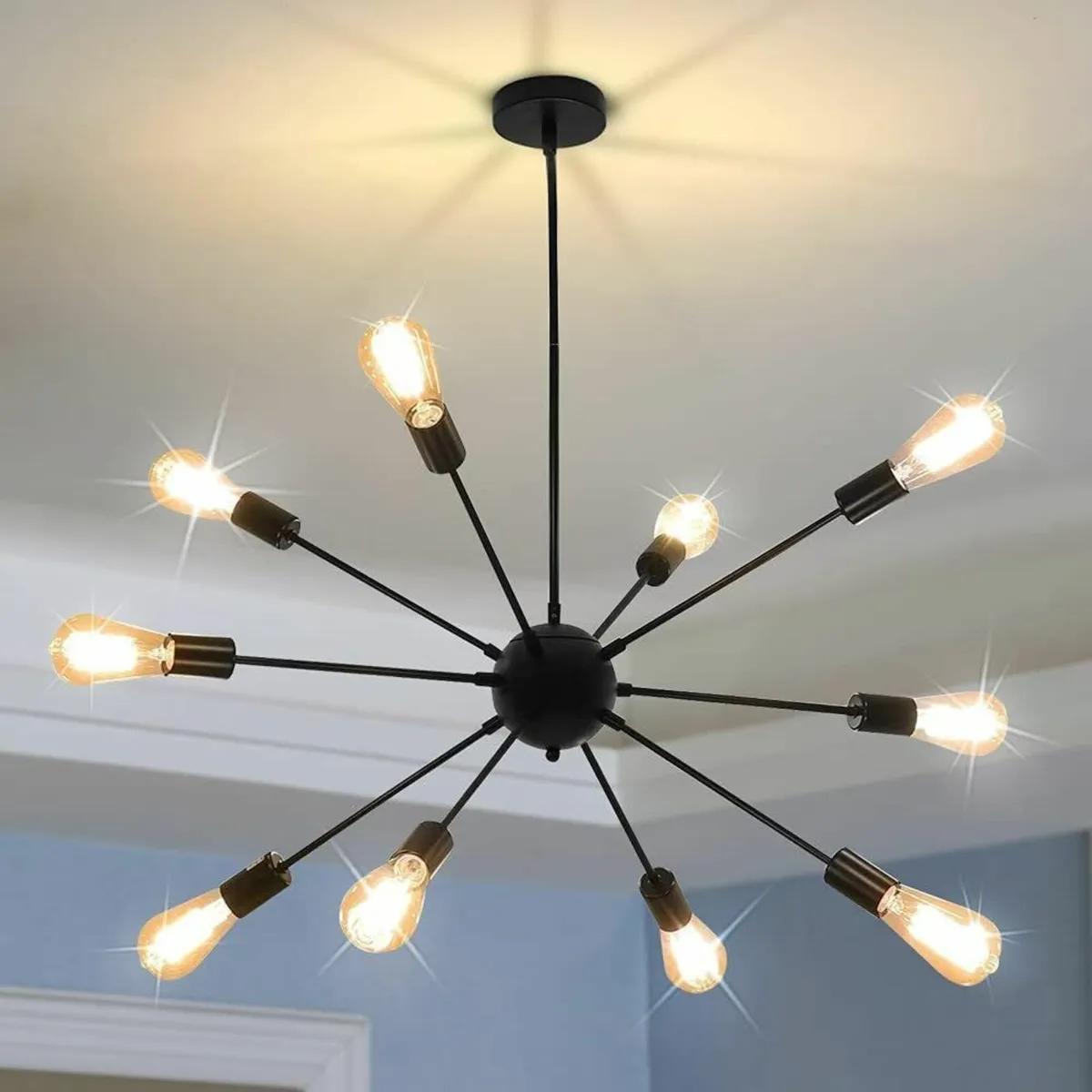 Sputnik Chandelier for Dining Room: 10-Light - Image 1