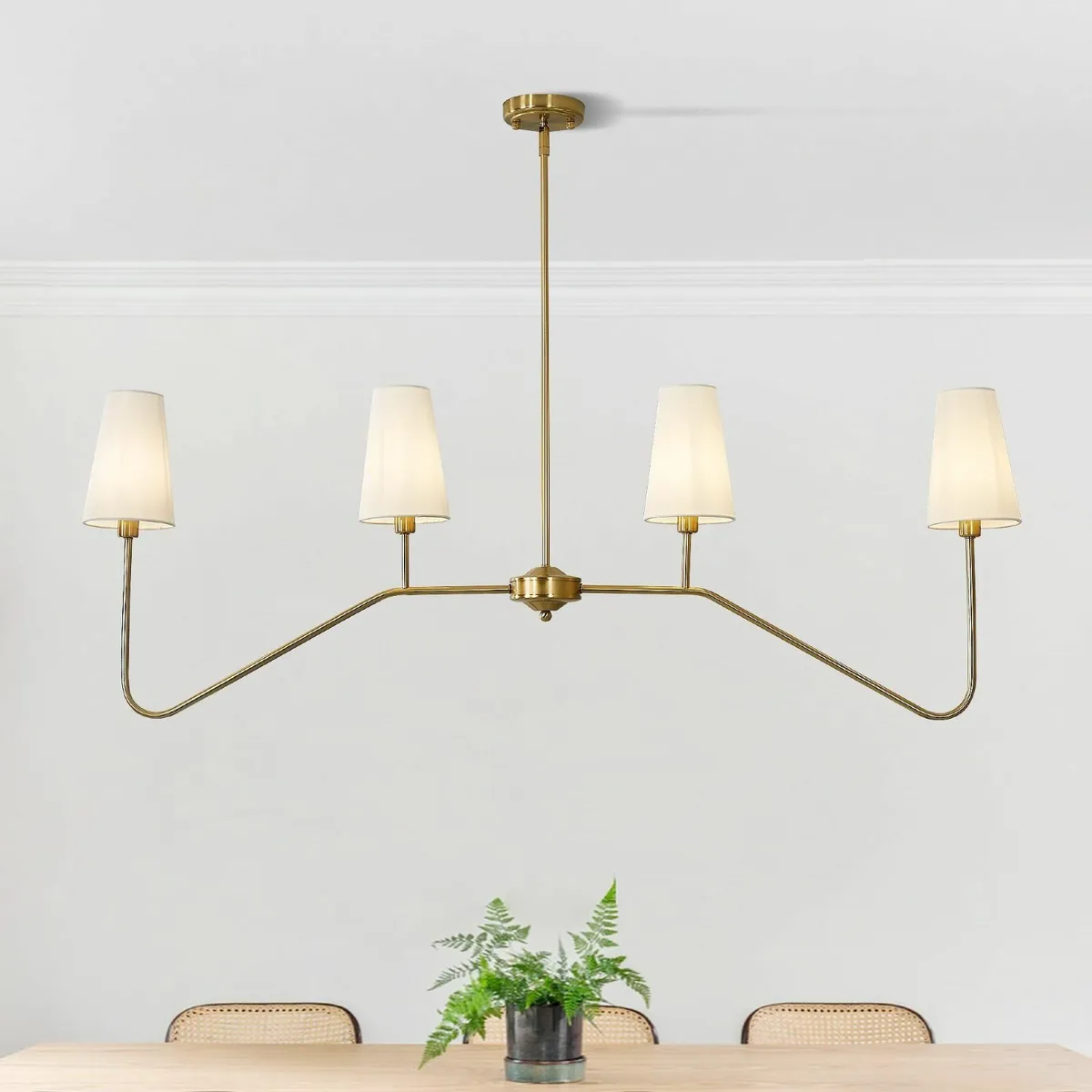 Modern Chandelier Linear Kitchen Island Lighting - Image 1