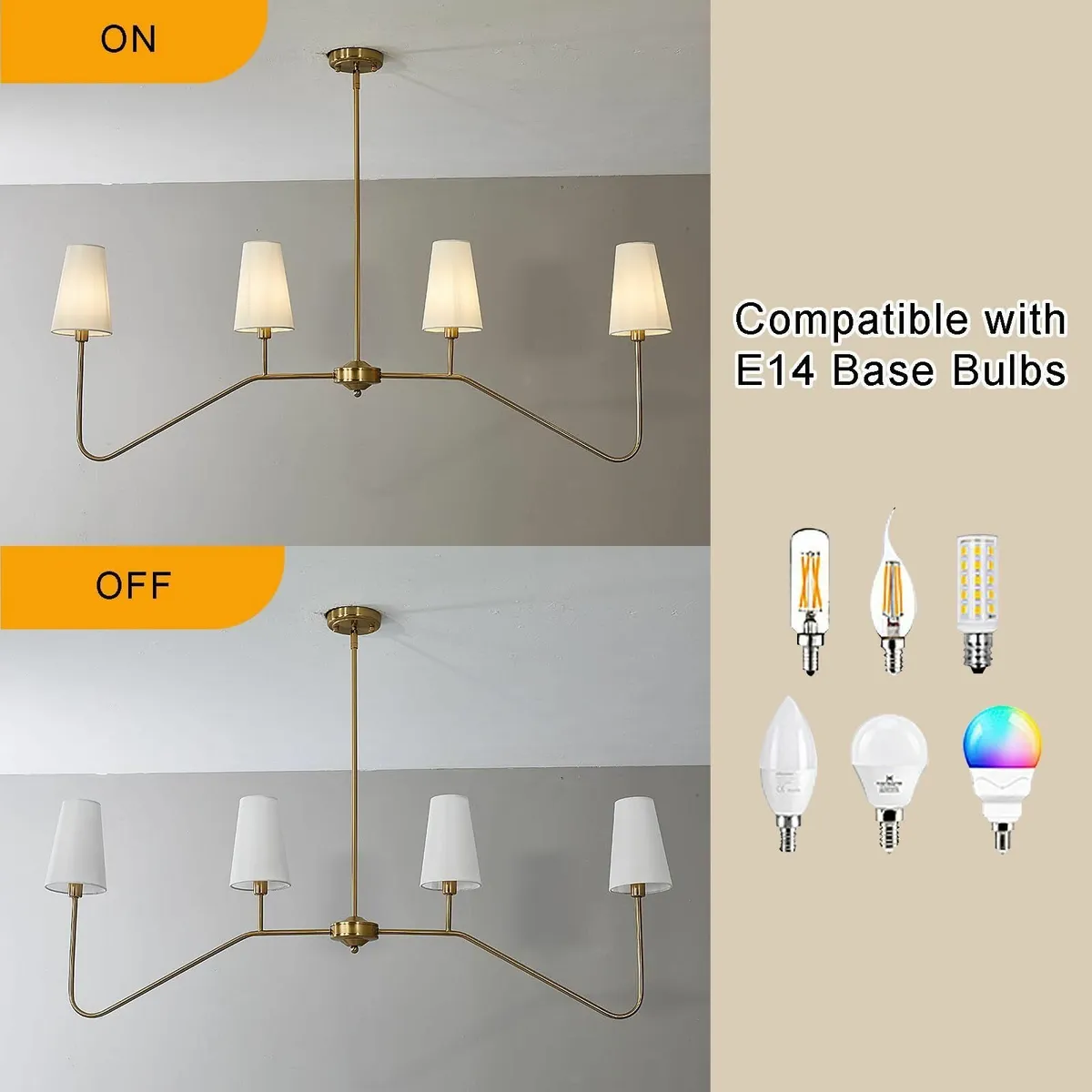 Modern Chandelier Linear Kitchen Island Lighting - Image 3