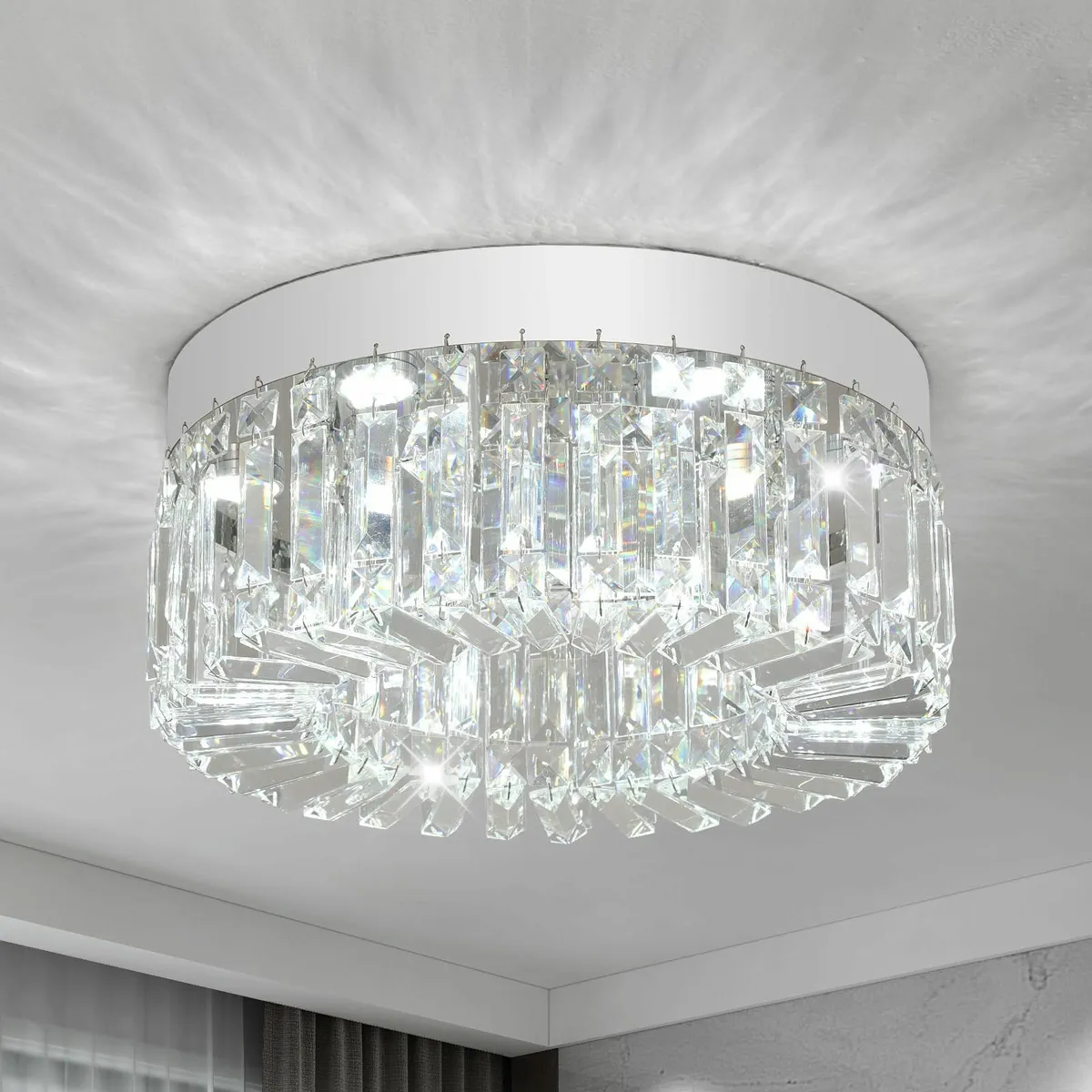 Crystal Chandeliers for Living Room Flush Mount - Image 4