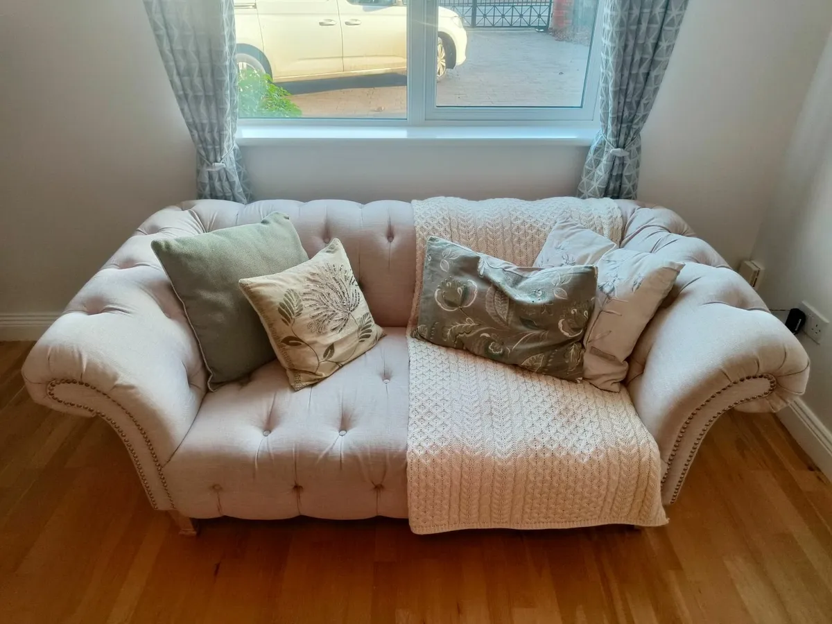 Chesterfield style sofa - Image 1